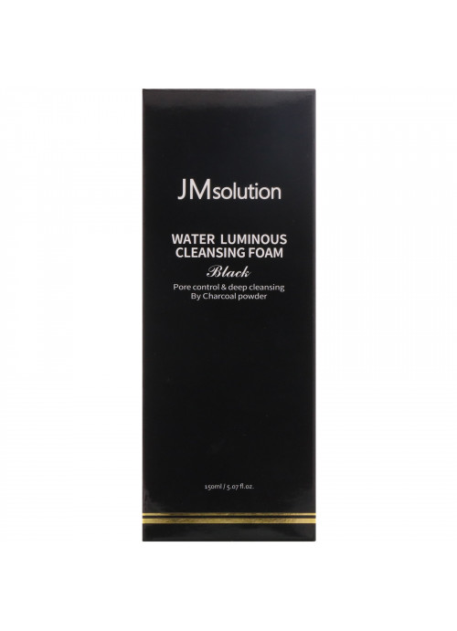 JM Solution, Water Luminous Cleansing Foam, Black, 5.07 fl oz (150 ml)