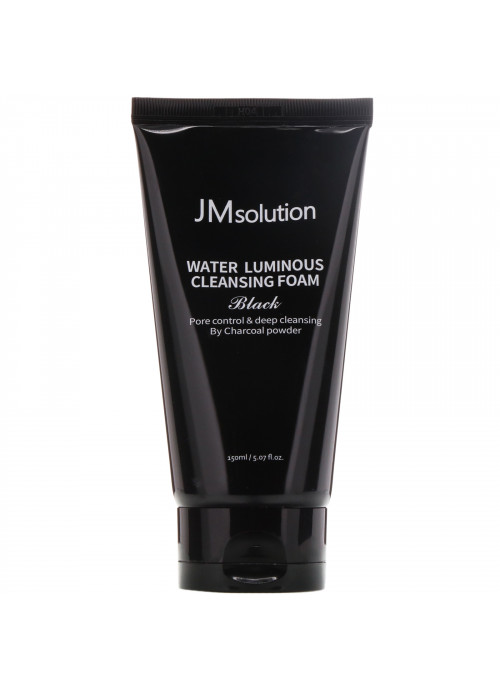JM Solution, Water Luminous Cleansing Foam, Black, 5.07 fl oz (150 ml)
