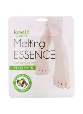 Koelf, Melting Essence Foot Pack, 10 Pairs