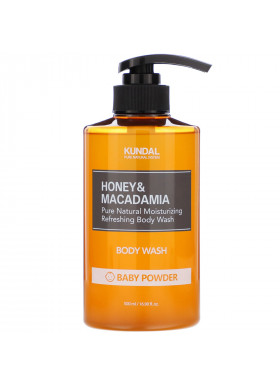 Kundal, Honey & Macadamia, Body Wash, Baby Powder, 16.90 fl oz (500 ml)