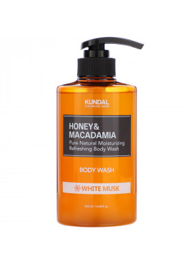 Kundal, Honey & Macadamia, Body Wash, White Musk, 16.90 fl oz (500 ml)