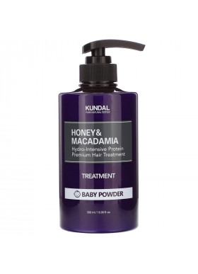 Kundal, Honey & Macadamia, Treatment, Baby Powder, 16.90 fl oz (500 ml)