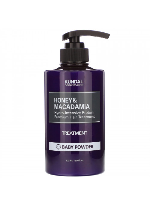 Kundal, Honey & Macadamia, Treatment, Baby Powder, 16.90 fl oz (500 ml)