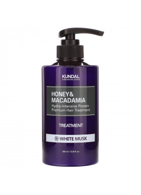 Kundal, Honey & Macadamia, Treatment, White Musk, 16.90 fl oz (500 ml)