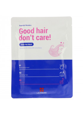 Leaders, Essential Wonders, Good Hair Don't Care, Shine Hair Mask, 1 Mask, 30 ml