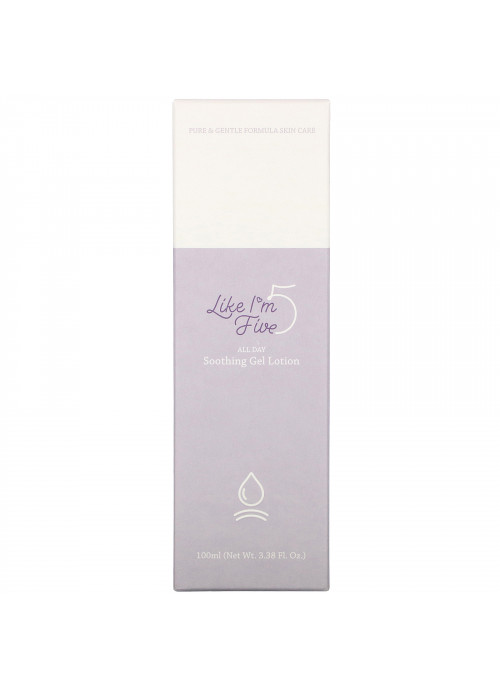 Like I'm Five, All Day Soothing Gel Lotion, 3.38 fl oz (100 ml)