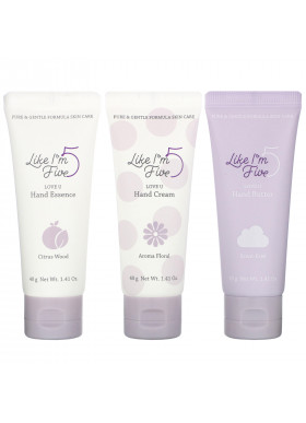 Like I'm Five, Love U Hand Care Set, 3 Piece Set, 1.41 oz  (40 g) Each