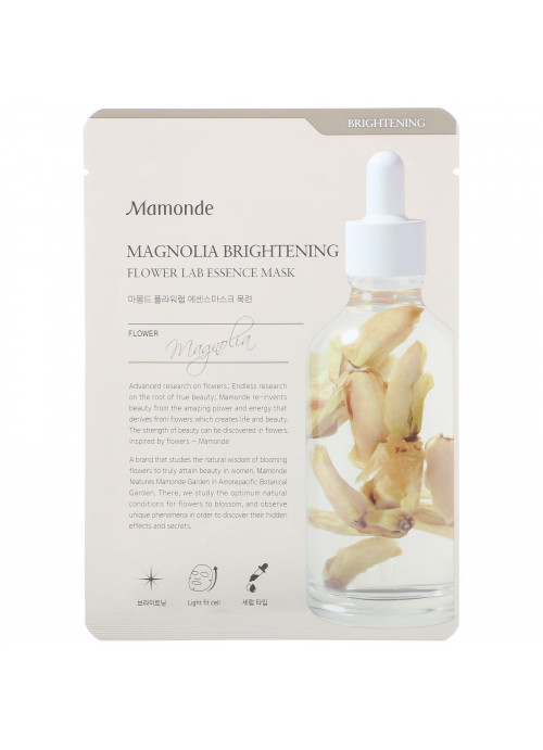 Mamonde, Magnolia Brightening, Flower Lab Essence Mask, 1 Sheet, 25 ml