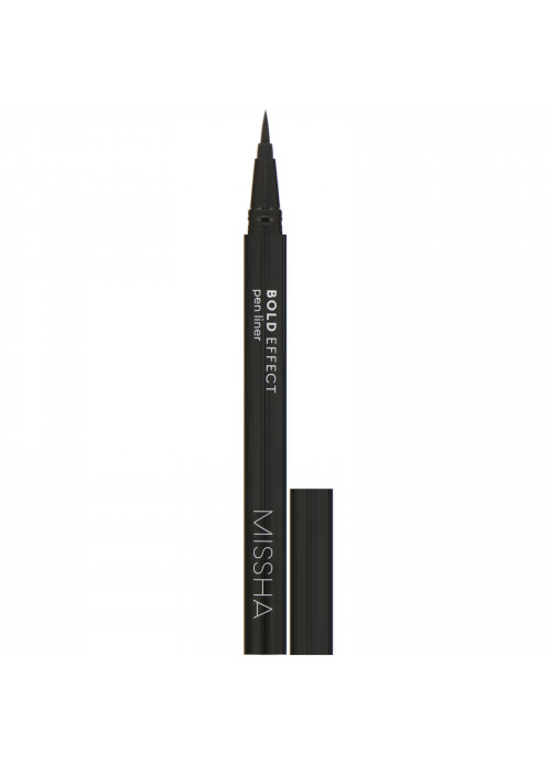 Missha, Bold Effect, Pen Liner, True Black, 0.4 g