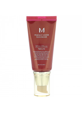 Missha, M Perfect Cover B.B Cream, SPF 42 PA+++, No. 23 Natural Beige, 1.7 oz (50 ml)