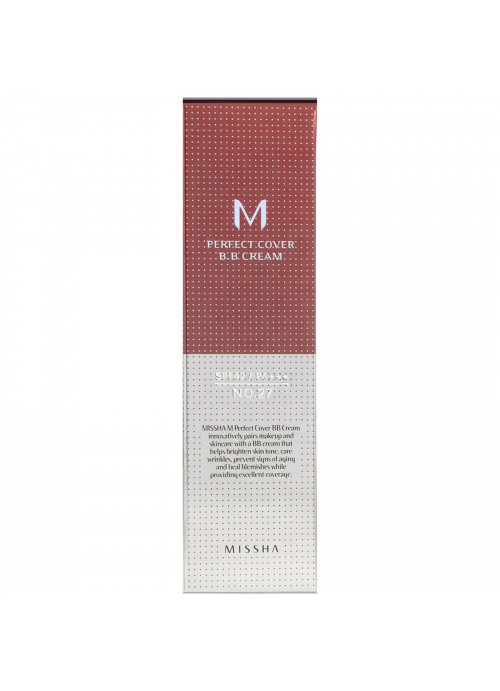 Missha, Perfect Cover B.B. Cream, SPF 42 PA+++, No. 27 Honey Beige, 50 ml