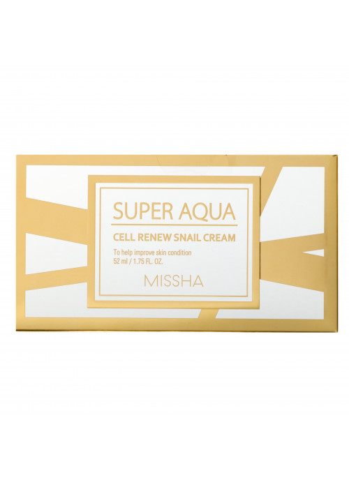 Missha, Super Aqua, Cell Renew Snail Cream, 1.75 fl oz (52 ml)