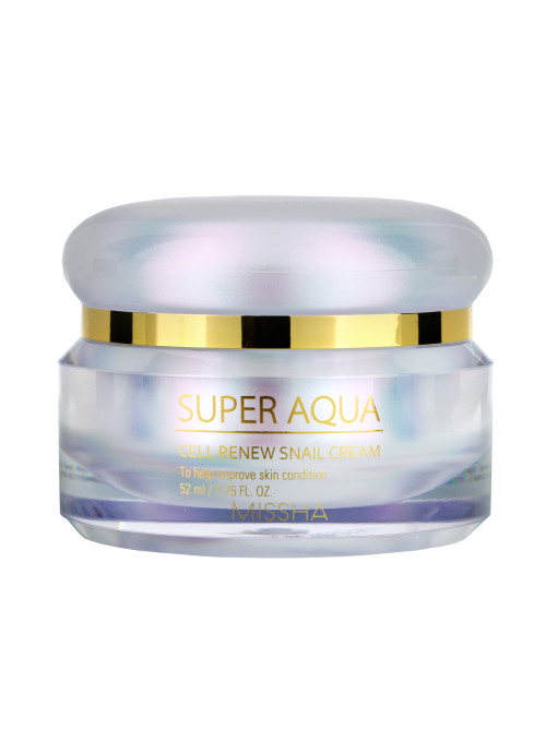 Missha, Super Aqua, Cell Renew Snail Cream, 1.75 fl oz (52 ml)