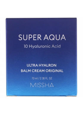 Missha, Super Aqua, Ultra Hyalron Balm Cream Original, 2.36 fl oz (70 ml)