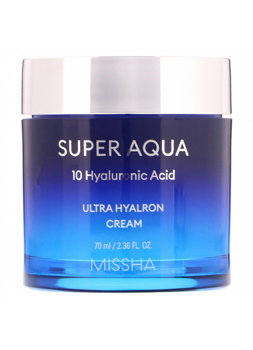 Missha, Super Aqua, Ultra Hyalron Cream, 2.36 fl oz (70 ml)