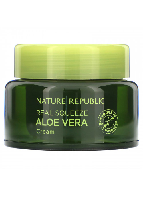 Nature Republic, Real Squeeze, Aloe Vera Cream, 1.69 fl oz (50 ml)