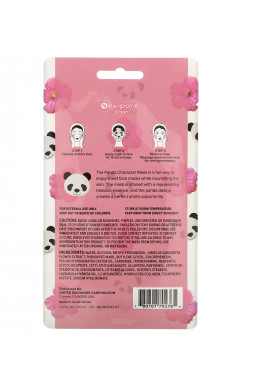 Nu-Pore, Character Face Mask, Panda, Hibiscus, 1 Sheet, 1.05 oz (29.7 g)