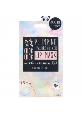 Oh K!, Chok Chok, Plumping, Hyaluronic Acid Lip Mask, 1 Gel Lip Mask, 0.088 oz (2.5 g)