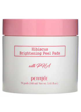 Petitfee, Hibiscus, Brightening Peel Pads, 70 Pads, 5.41 fl.oz (160 ml)