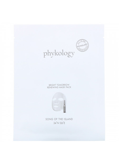 Phykology, Bright Tomorrow Renewing Mask Pack, 5 Sheets, 23 g Each