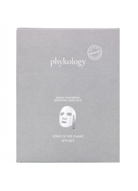 Phykology, Bright Tomorrow Renewing Mask Pack, 5 Sheets, 23 g Each