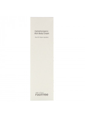 Rootree, Camphorganic Rich Body Cream, 5.07 fl oz (150 g)