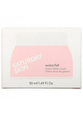 Saturday Skin, Waterfall, Glacier Water Cream, 1.69 fl oz (50 ml)