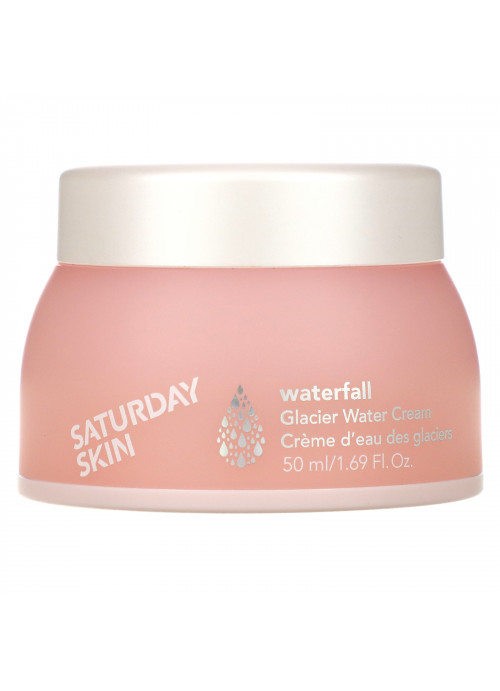 Saturday Skin, Waterfall, Glacier Water Cream, 1.69 fl oz (50 ml)