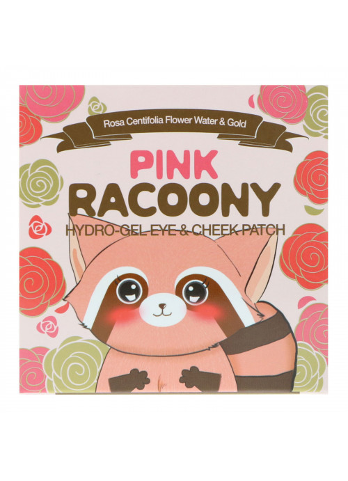 Secret Key, Pink Racoony Hydro Gel Eye & Cheek Patch, 60 Patches