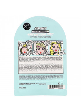 SFGlow, POP n' Glow, Hair Affair, Pop Art Hair Mask, 1 Sheet, 1.01 oz (30 ml)