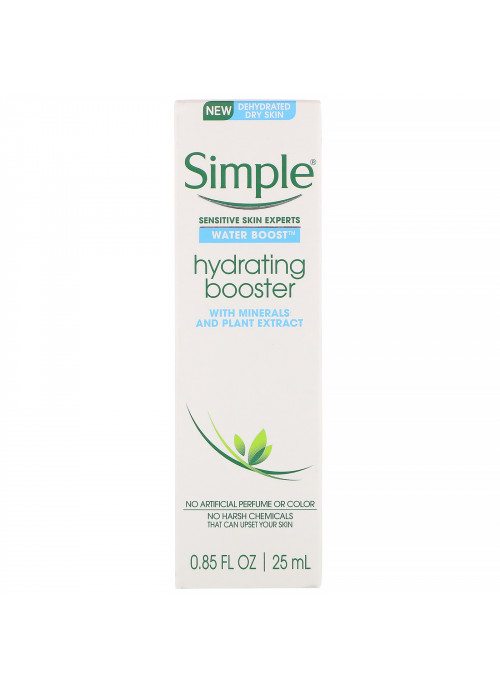 Simple Skincare, Water Boost, Hydrating Booster, 0.85 fl oz (25 ml)