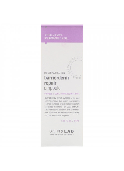 Skin&Lab, Dr. Derma Solution, Barrierderm Repair Ampoule, 1.85 fl oz (55 ml)