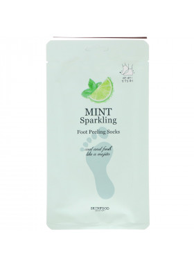 Skinfood, Mint Sparkling, Foot Peeling Socks, 1 Pair,  1.41 fl oz (40 g)