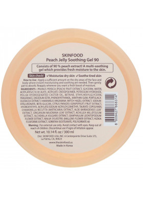 Skinfood, Peach Jelly, Soothing Gel 90, 10.14 fl oz (300 ml)