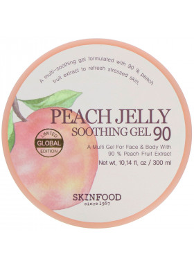 Skinfood, Peach Jelly, Soothing Gel 90, 10.14 fl oz (300 ml)