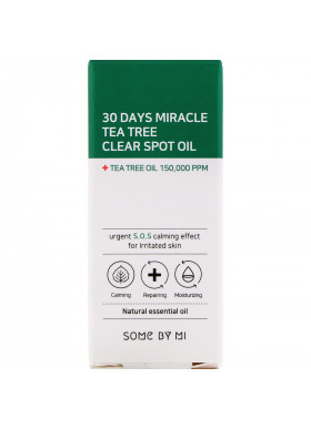 Some By Mi, 30 Days Miracle Tea Tree Clear Spot Oil, 10 ml