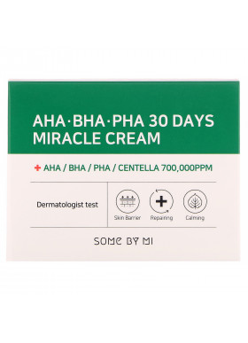 Some By Mi, AHA. BHA. PHA 30 Days Miracle Cream, 60 g