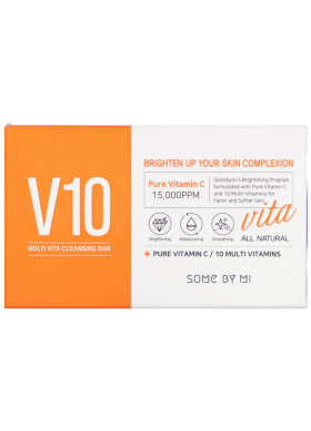 Some By Mi, V10 Multi Vita Cleansing Bar, 95g