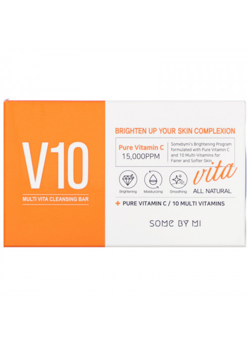 Some By Mi, V10 Multi Vita Cleansing Bar, 95g