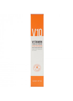 Some By Mi, V10 Vitamin Tone-Up Cream, Brightening & Moisture, 50 ml