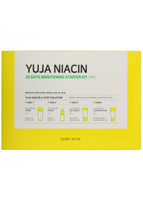 Some By Mi, Yuja Niacin 30 Days Brightening Starter Kit, 4 Piece Kit