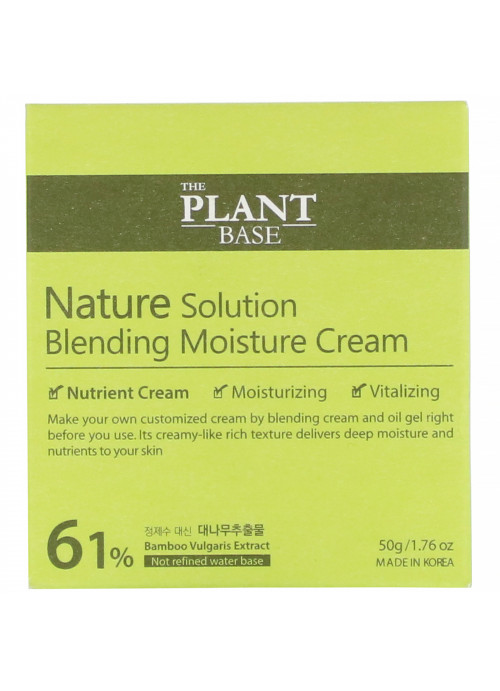 The Plant Base, Nature Solution, Blending Moisture Cream, 1.76 oz (50 g)