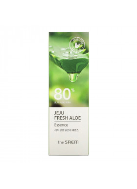 The Saem, Jeju Fresh Aloe, 80% Aloe Vera, Essence, 1.18 fl oz (35 ml)