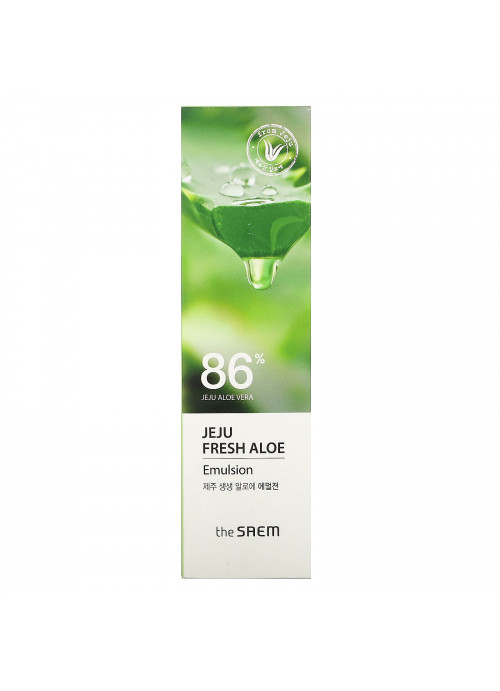 The Saem, Jeju Fresh Aloe, 86% Aloe Vera Emulsion, 5.24 fl oz (155 ml)