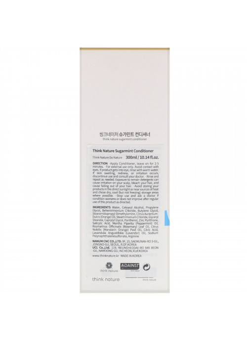 Think Nature, Conditioner, Sugarmint, 10.14 fl. oz (300 ml)