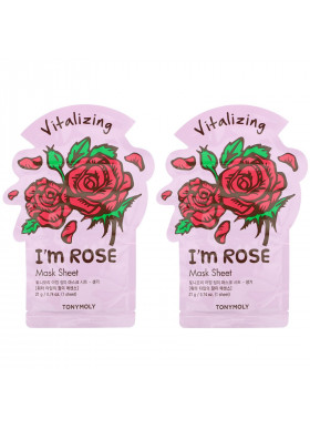 Tony Moly, I'm Rose, Mask & Hand Cream Set, 4 Piece Set