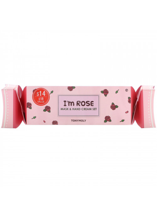 Tony Moly, I'm Rose, Mask & Hand Cream Set, 4 Piece Set