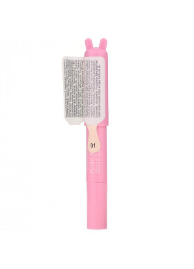 Tony Moly, Petite Bunny Gloss Bar, 01 Juicy Strawberry, 1 Lip Bar