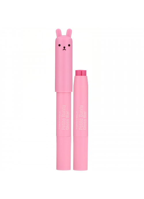 Tony Moly, Petite Bunny Gloss Bar, 01 Juicy Strawberry, 1 Lip Bar