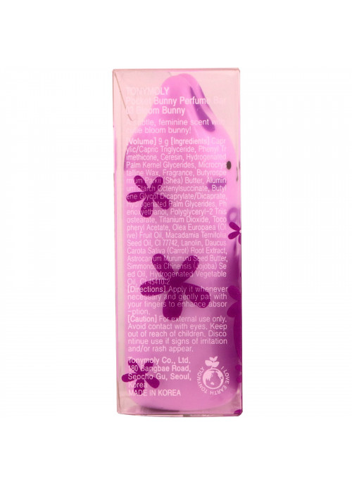 Tony Moly, Pocket Bunny Perfume Bar, Bloom Bunny, 9 g
